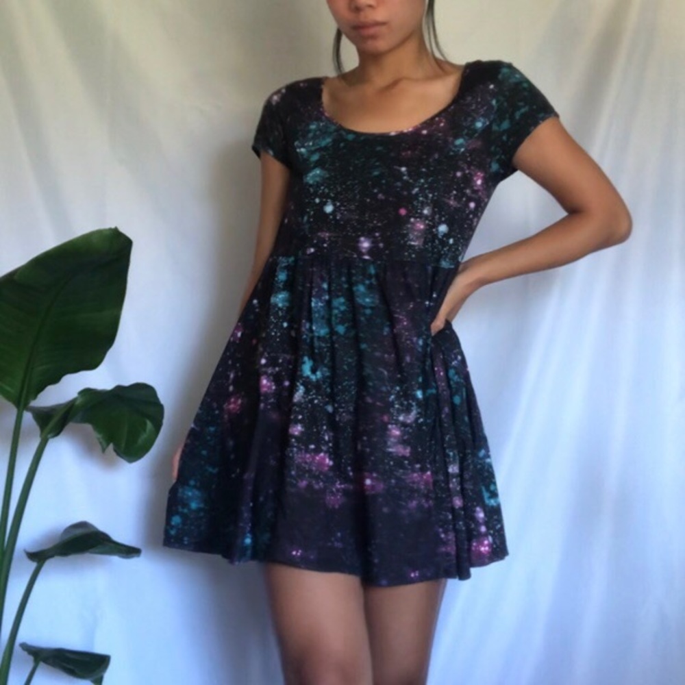 Galaxy Babydoll Dress size S